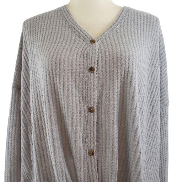 5 FOR $25 *SALE NWOT WISHLIST BUTTON UP WAFFLE SHIRT LIGHTWEIGHT - Picture 3 of 9